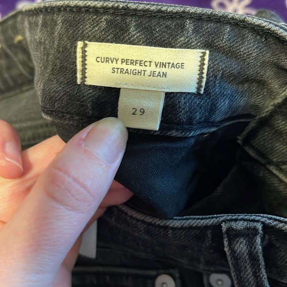 Madewell “curvy vintage straight leg jean” size 29! - Picture 6 of 6